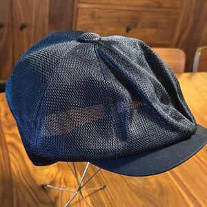 Water Ink In Show Navy Mesh Newsboy Cap
